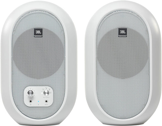 JBL 104-BT White Reference Monitor Pair w/ Bluetooth
