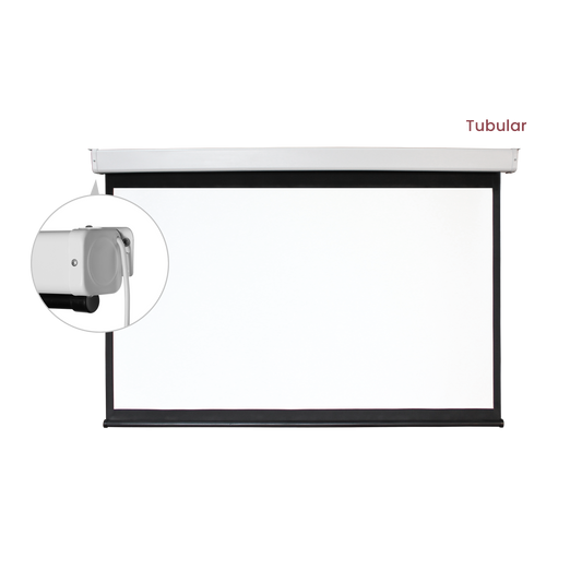 VSYS VSPS135-M Electric Motorized Projection Screen 135"