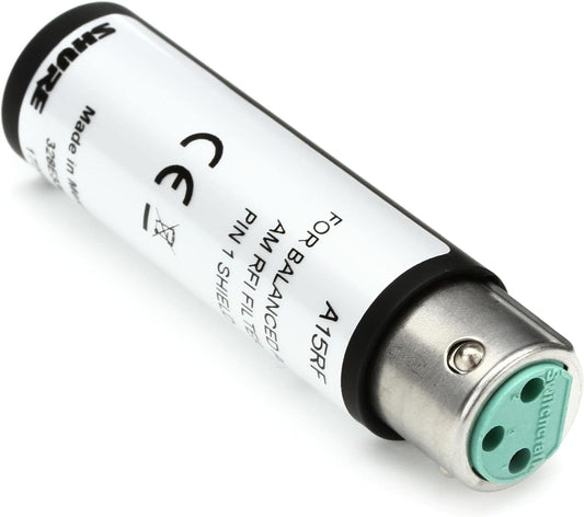 Shure A15RF RF Filter / XLR In/Out - Passes Phantom Power