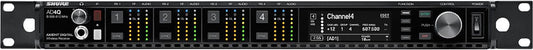 Shure AD4QNP=-B 4-Channel Digital Wireless Receiver for AD / ADX Transmitters - B Band - 606-810 MHz