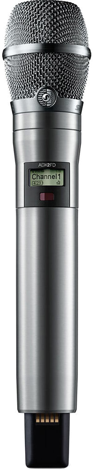 Shure ADX2FD/K11N=-G57 Handheld Wireless Frequency Diversity Microphone - G57 Band - Nickel