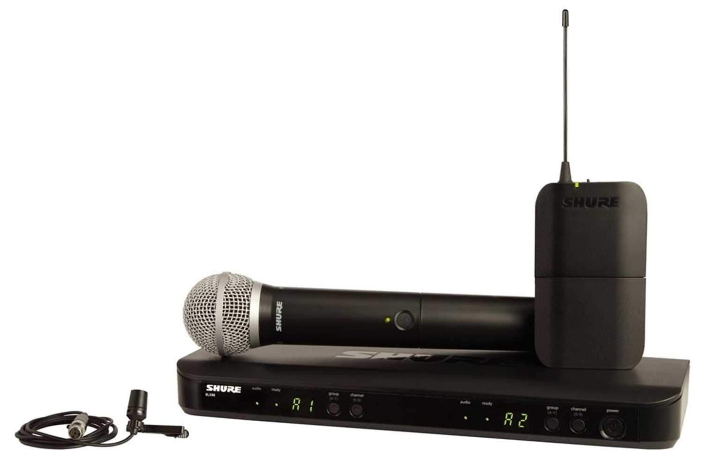Shure BLX1288/CVL Combo Wireless Handheld Lav H9