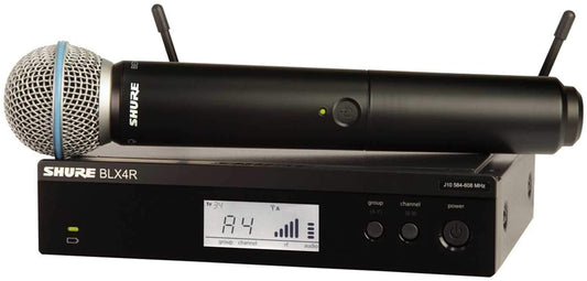 Shure BLX24RB58 Wireless Rackmount Handheld Mic with Beta58 H10