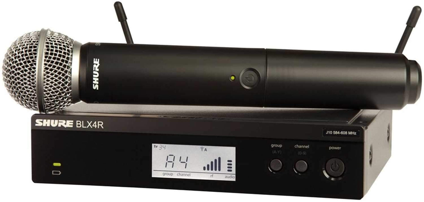 Shure BLX24R SM58 Rackmount Handheld Wireless Mic H9