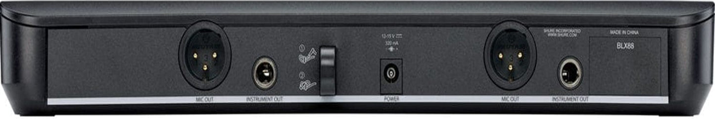 Shure BLX288 Dual BETA58 Vocal System J11 Frequency