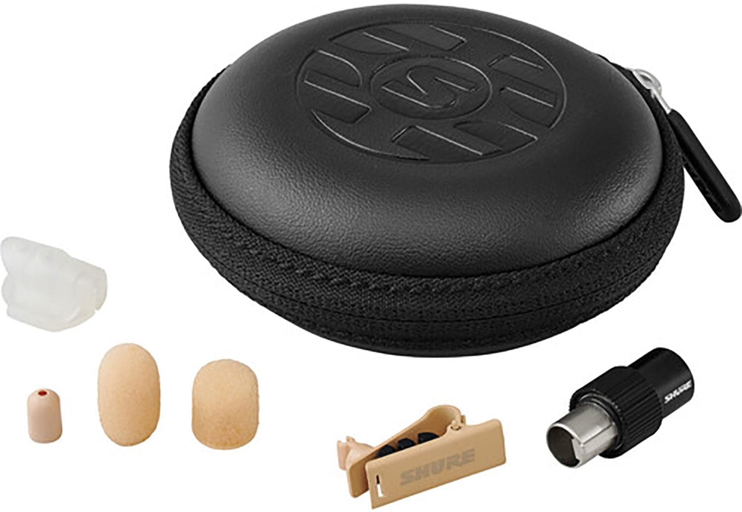Shure DL4T/O-MTQG-A DuraPlex Omnidirectional Subminiature Waterproof Microphone - MTQG Plug - Tan