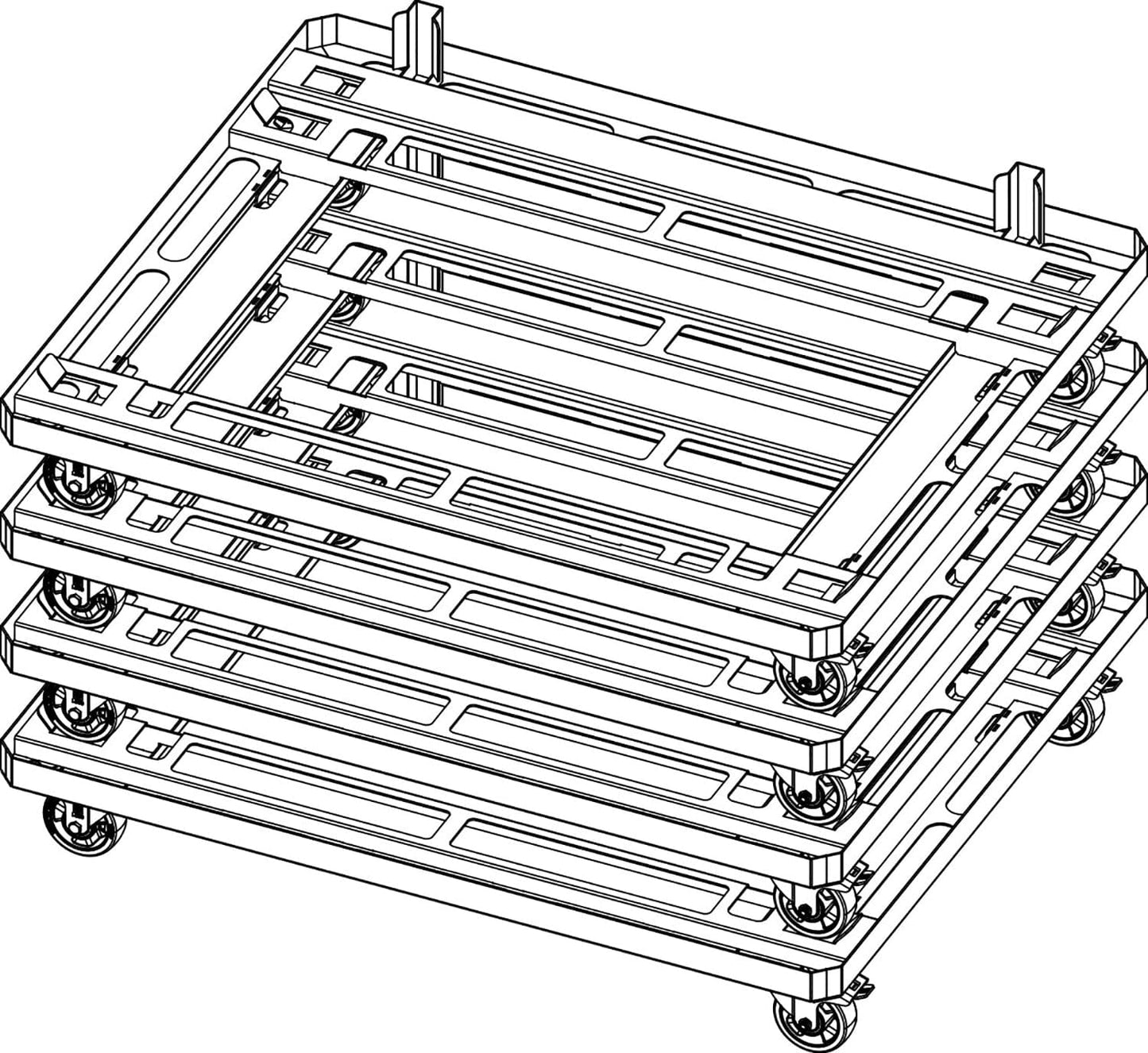 d&b audiotechnik E7492.000 Touring Cart for SL-SUB Subwoofers
