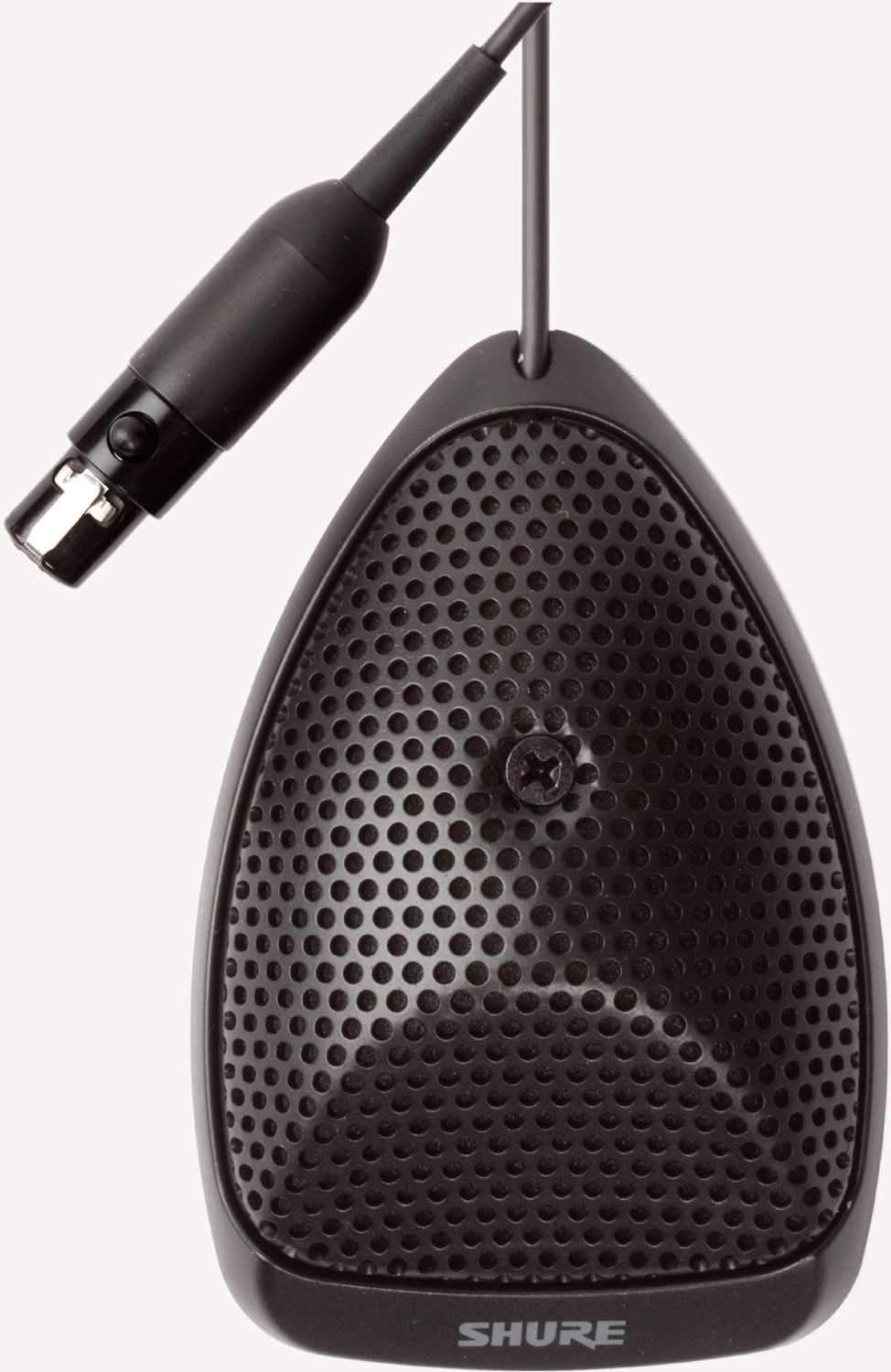 Shure MX391/S Supercardioid Black Boundary Mic