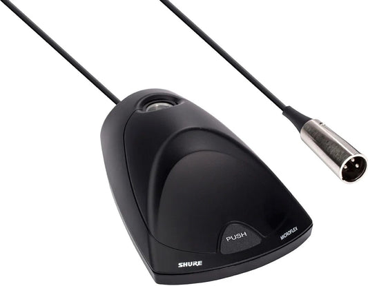 Shure MX400DP Desktop Base Mount for MX405/10/15 Microflex Gooseneck Microphones