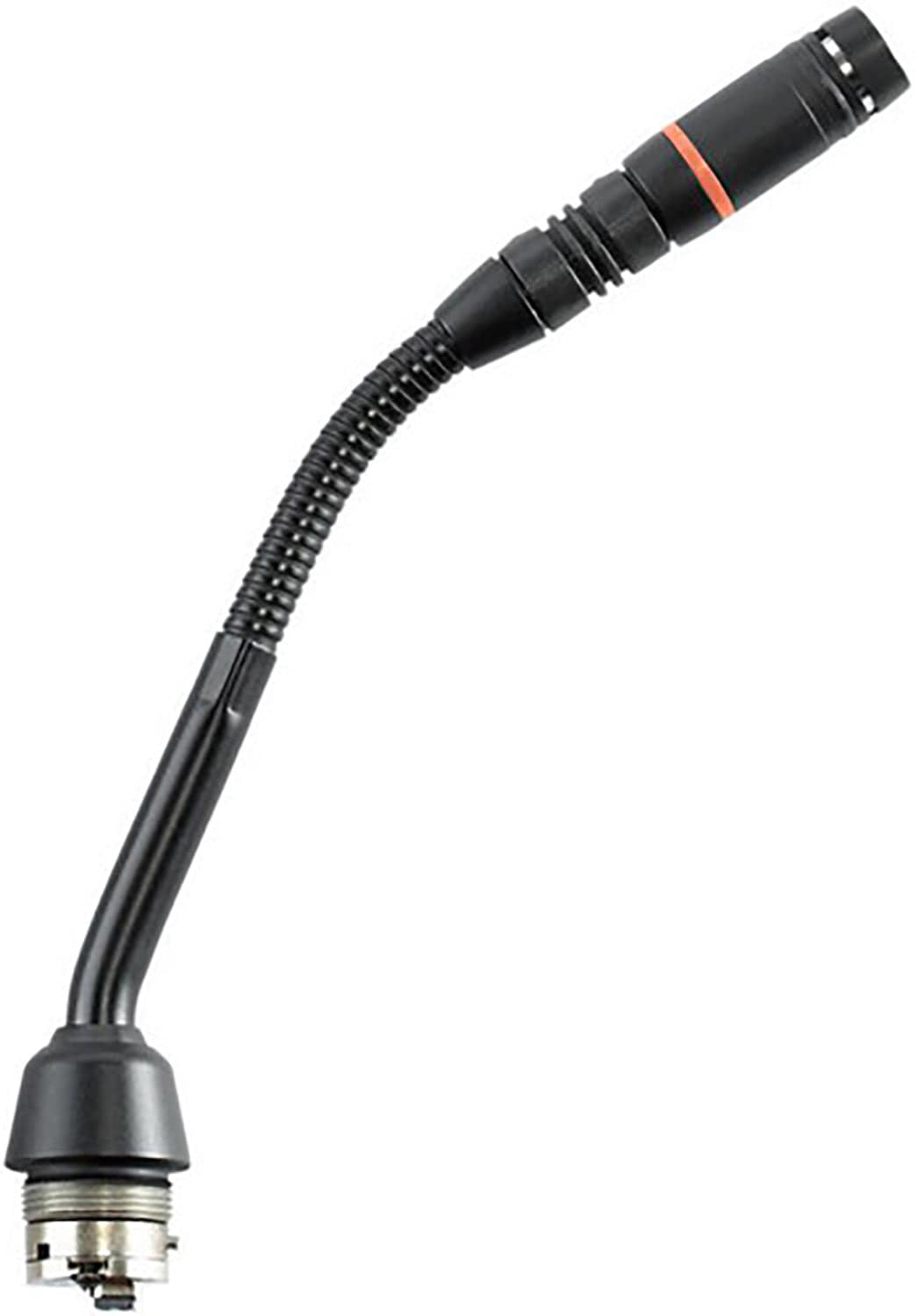 Shure MX405RLP/S 5 Inch Modular Gooseneck Supercardioid Microphone with Top Ring Light - Black