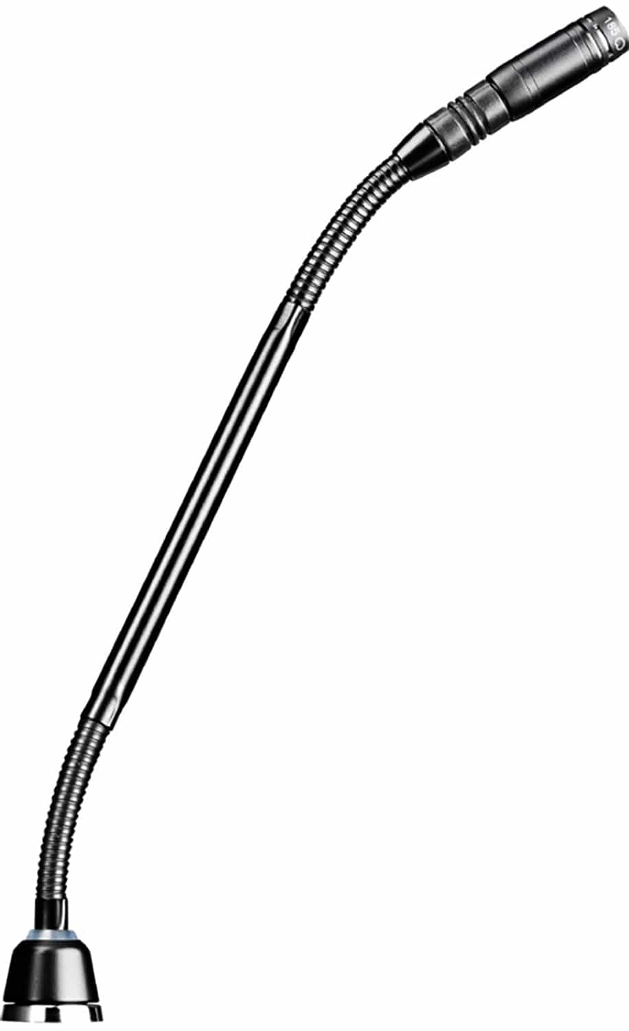 Shure MX410LPDF/S 10 Inch Gooseneck Microphone with Red / Green Light Ring - Supercardioid Capsule
