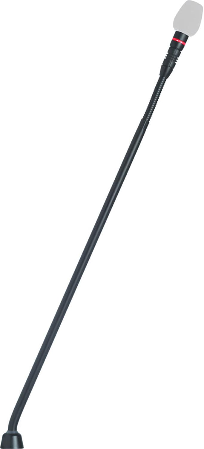 Shure MX415RLP/N 15 Inch Gooseneck Microphone - Mount - Light-Ring - No Capsule - 6-Pin Connector