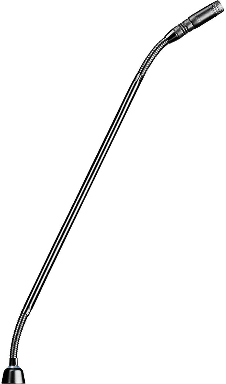 Shure MX415RLPDF/S 15 Inch Gooseneck Microphone with Red LED Top Light Ring - Supercardioid Capsule