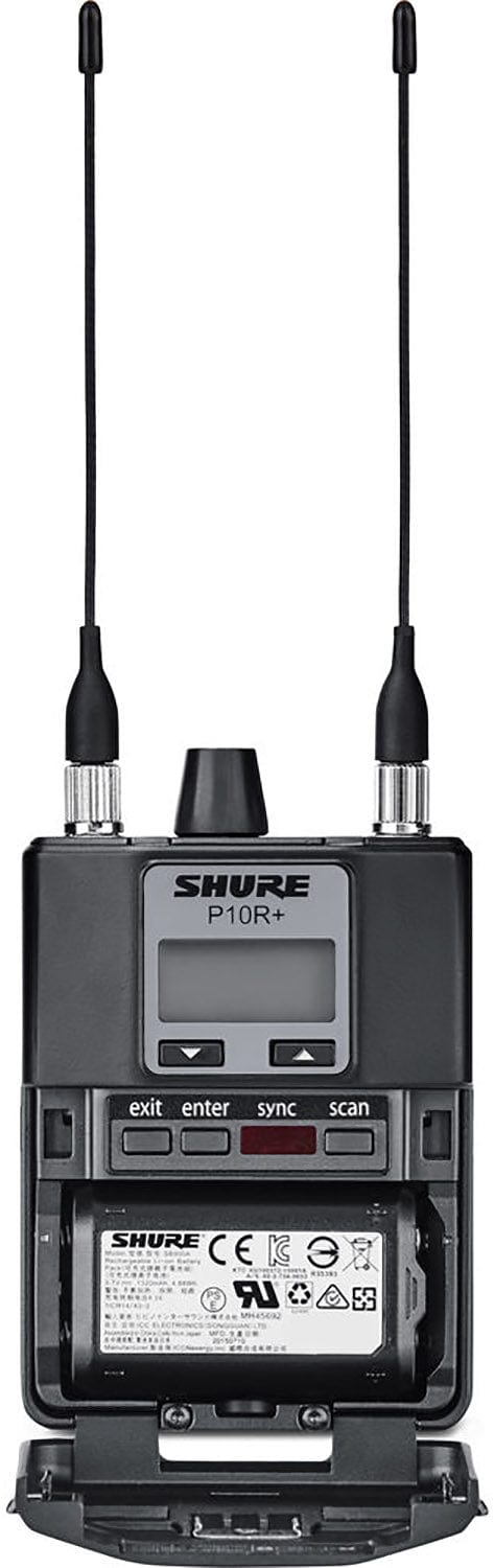 Shure P10R+=-H22 Diversity Bodypack Receiver for Shure PSM 1000 Personal Monitor System - H22 Band