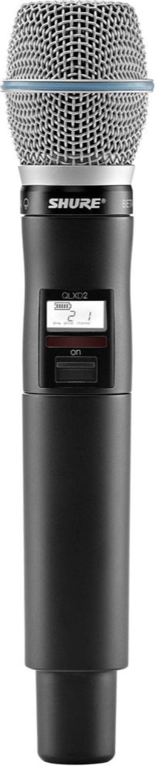 Shure QLXD2/B87C Handheld Transmitter with Beta 87C Capsule - J50A Band