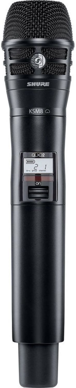 Shure QLXD2/K8B Handheld Transmitter with KSM8 Capsule - H50 Band