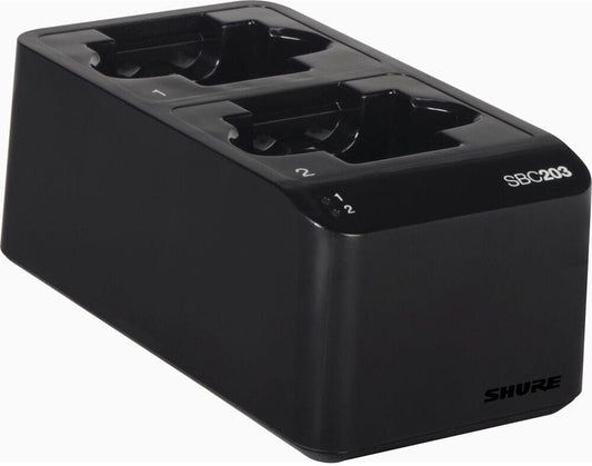 Shure SBC203 Dual Docking Station for SLX-D Transmitters and SB903 Battery