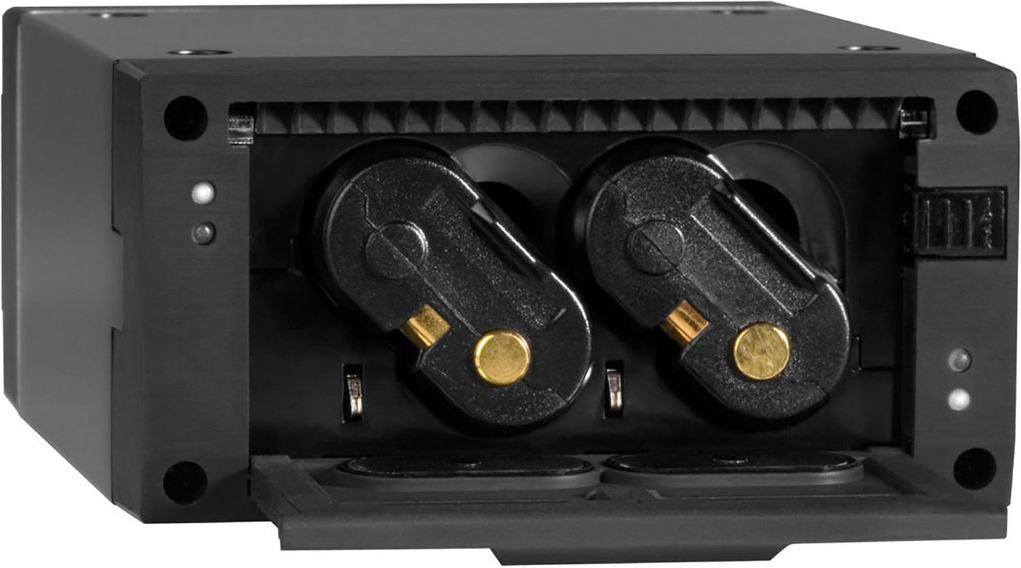 Shure SBC210-US 2-Bay Portable Battery Charger for 2x SB900B Batteries with PS50US Power Supply
