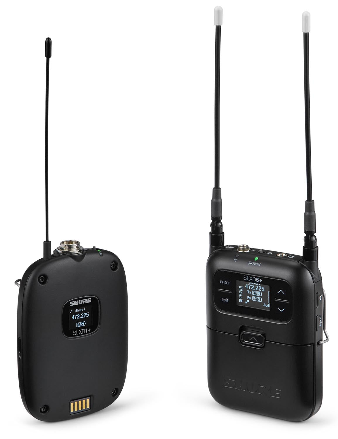 Shure SLXD15+/85M-G57 Digital Wireless Portable System, Bodypack, Lav, WL185M