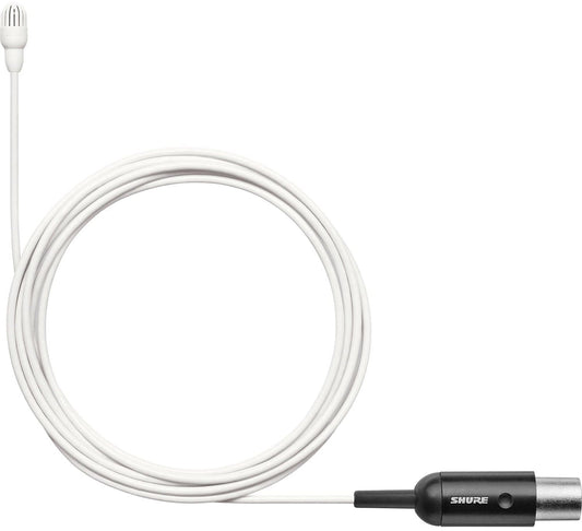 Shure TL47W/O-MTQG TwinPlex Subminiature Omnidirectional Lavalier Microphone with MTQG Plug - White