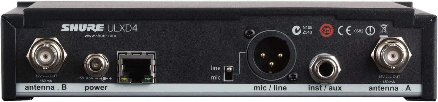 Shure ULXD4 Digital Wireless Receiver - X52 Band
