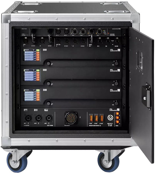 d&b audiotechnik Z5571.551 3x D80 Touring Rack - NEMA Mains Panel / Audio Network Bridge / Amp