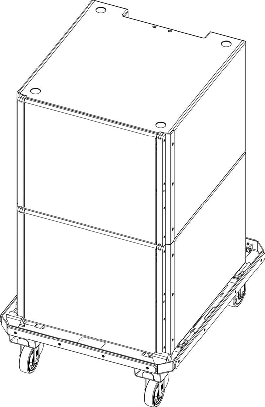 d&b audiotechnik Z5782.000 XSL-GSUB Cart Package