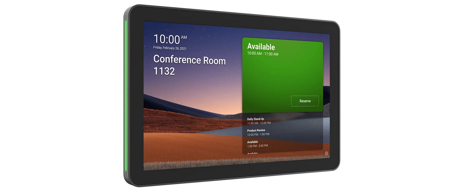 Logitech Tap Scheduler Meeting Room Scheduling Panel