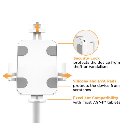 VSYS VPAD33-01 Secure Anti-Theft Tablet Mount & Kiosk