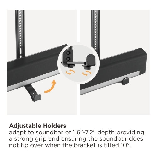 VSYS VSSB-49 Universal Soundbar & Video Bar Mount