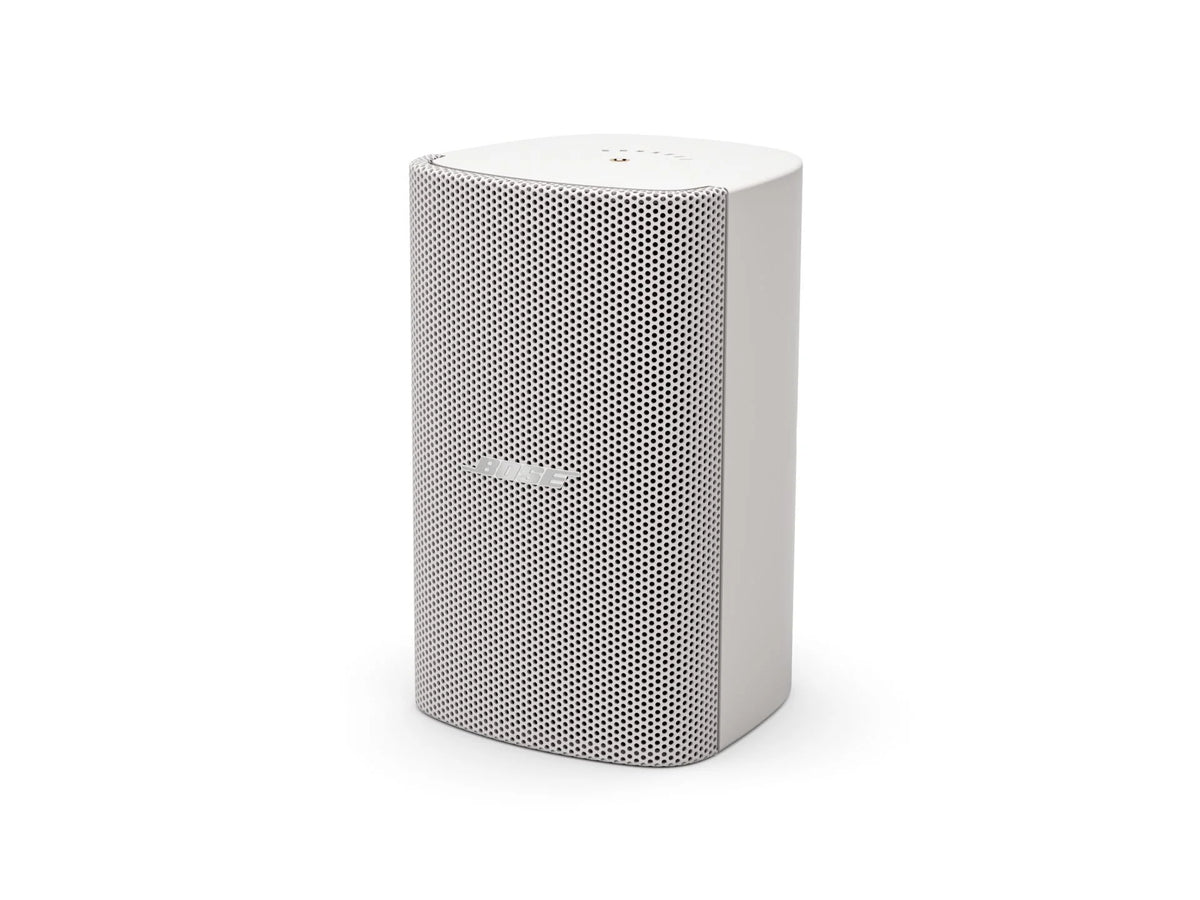 Bose FreeSpace FS2SE surface-mount loudspeaker, white, vertical angled view