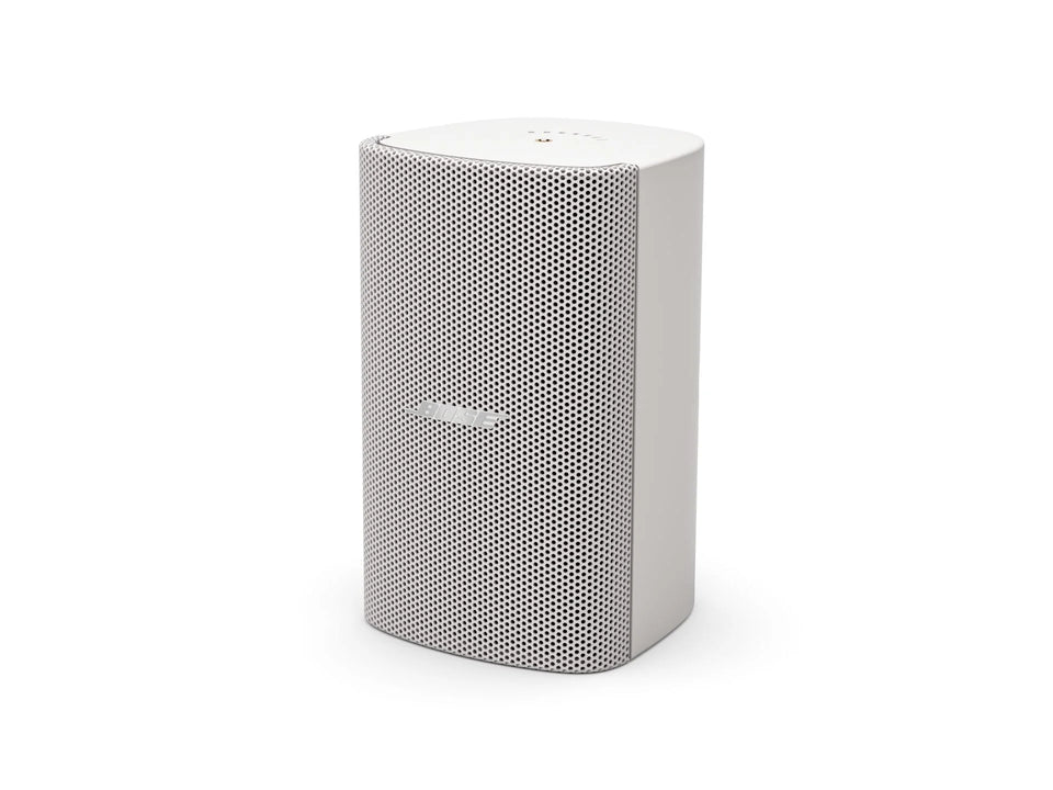 Bose FreeSpace FS2SE surface-mount loudspeaker, white, vertical angled view