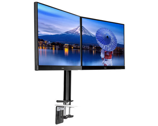 iiyama Simple and Functional Dual Desktop Arm - DS1002C-B1