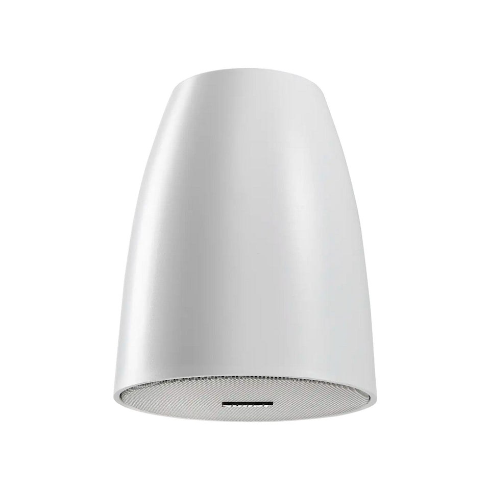 Shure MXP-1 white mini pendant passive loudspeaker side view