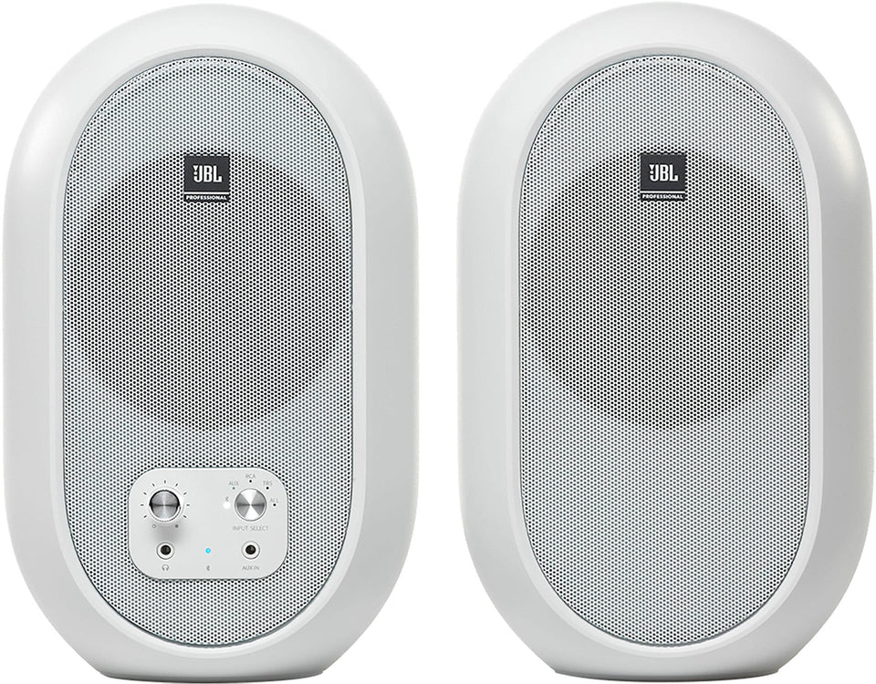 JBL 104-BT White Reference Monitor Pair w/ Bluetooth