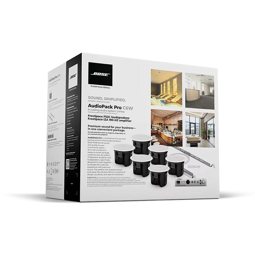 Bose AudioPack Pro C6W Complete 2-Channel System | White