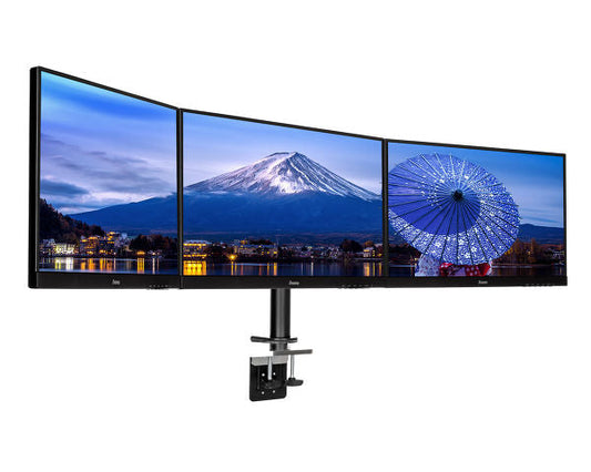 Simple and Functional Triple Desktop Arm - DS1003C-B1