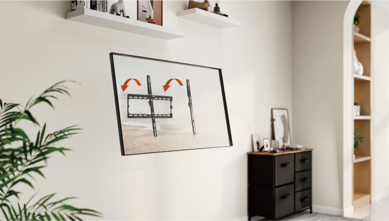 VSYS VS01E-44F Low-Profile Fixed TV Wall Mount