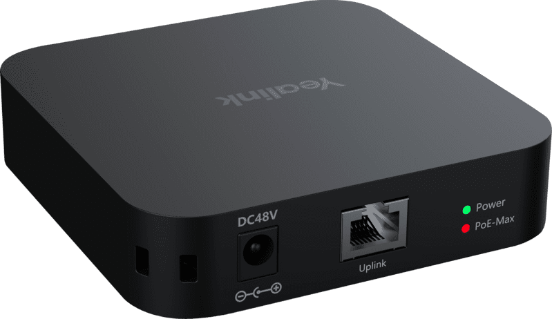 Yealink RCH40 E2: 4-Port Gigabit PoE+ Room Cable Hub