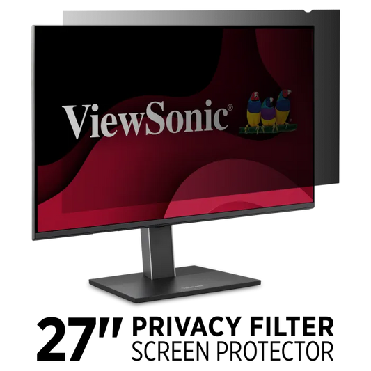 ViewSonic 27 Inch Privacy Filter Screen Protector for Widescreen 16:9 Monitors with Anti-Glare and Anti-Scratch - VSPF2700