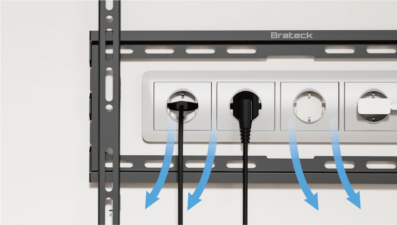 VSYS VS01E-44F Low-Profile Fixed TV Wall Mount