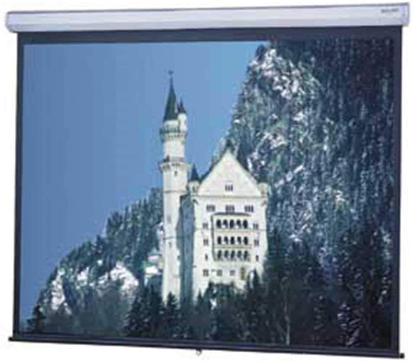 Dalite Manual Pull Down Screen Matte White