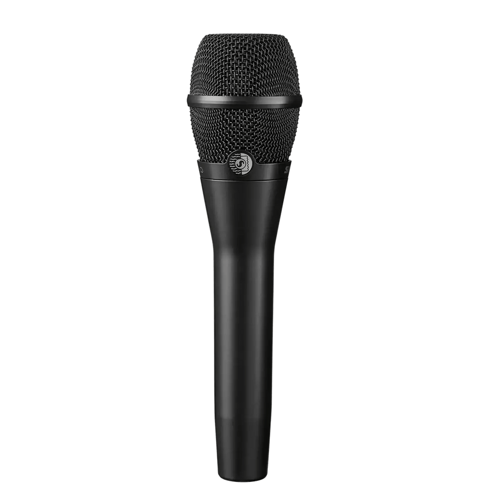 Shure KSM11 black wired condenser vocal microphone front view