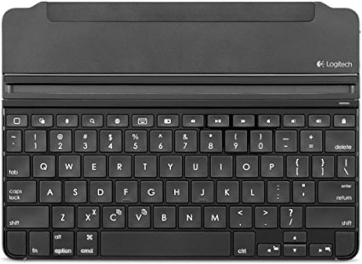 Logitech Ultrathin Magnetic Clip-On Keyboard Cover for iPad Air: Space Grey Bluetooth Keyboard (Legacy Model)