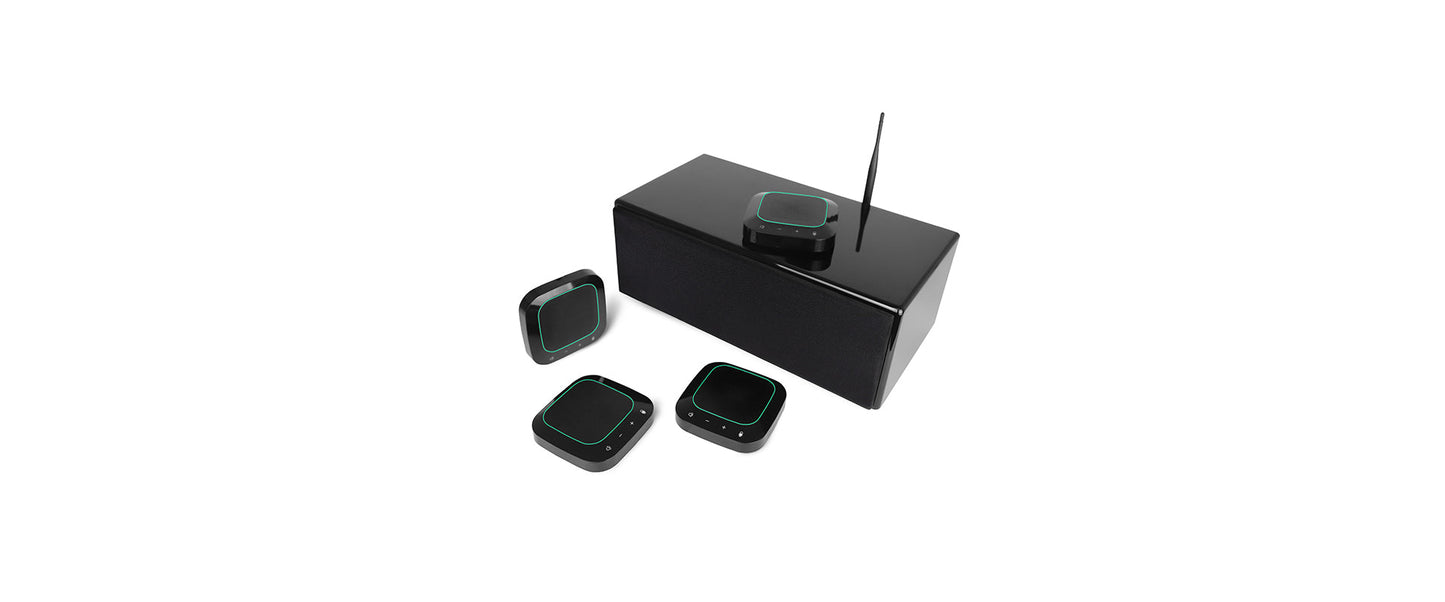 Angekis Cleartalk DC 4-Unit Conference Phone with Microphones