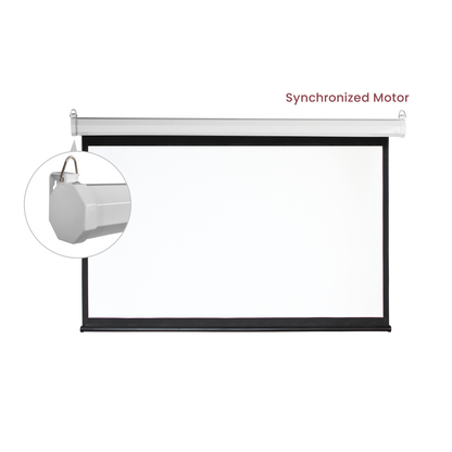 VSYS VSPS120-M Electric Motorized Projection Screen 120"