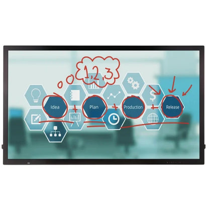 LG 55TC3D 55" Interactive Digital Board Ultra-Precise P-Cap Multi-Touch Collaboration Display