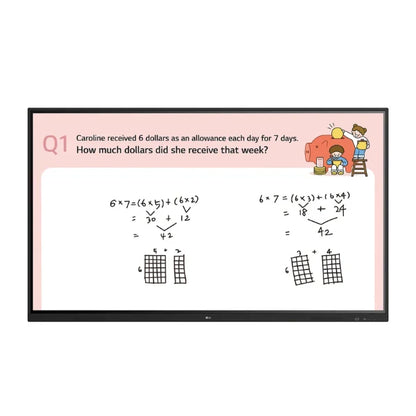 LG 75TR3DJ 75" Class TR3DJ Series 4K UHD IPS Interactive Digital Board (75TR3DJ-B)