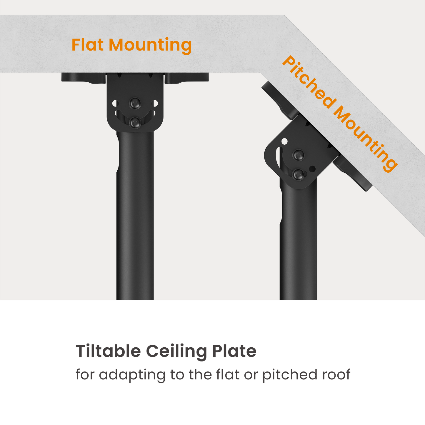 VSYS VCM-CE1546L Heavy-Duty Telescoping TV Ceiling Mount
