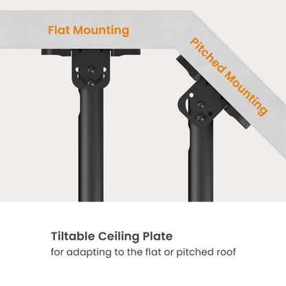 VSYS VCM-CE1546L Heavy-Duty Telescoping TV Ceiling Mount